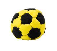 Soccer-Shaped Mini Tossing Bean Bags, Handmade Multicolored Throwing Beanbag, for Outdoor Family Games Kids Toys Hand Toss Games Boys Girls Party Game Yellow