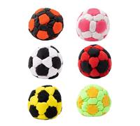 Soccer-Shaped Mini Tossing Bean Bags, Handmade Multicolored Throwing Beanbag, for Outdoor Family Games Kids Toys Hand Toss Games Boys Girls Party Game B