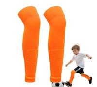 Soccer Shin Guard Socks - Leg Protective Gear,Soccer Leg Protector Socks - for Kids Adults Athletes Tournaments Competition Riders Beginners Professionals Leagues