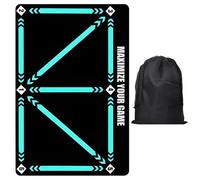 Soccer Skills & Goal Mat - Non-Slip, Shock Absorption, Home & Field Training