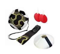 Soccer Skills Training Starter Kit | Includes Keepy Uppy Trainer, 2 Shooting Targets and 10 White Cones | Perfect for Kids and Beginners