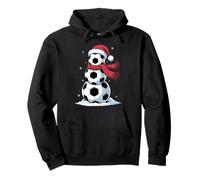 Soccer Snowman Fun Winter Soccer Lovers Christmas Pullover Hoodie