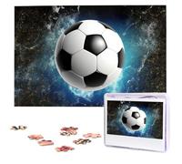 Soccer Sport Wooden Puzzles 1000 Pieces Personalized Jigsaw Puzzle For Adults Interesting Custom Photo Puzzles Gift For Holiday Birthday Wedding Anniversay