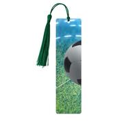 Soccer Sports Ball Wooden Bookmark Perfect Decoration for Bookmarks Lovers Students Reading Book Club