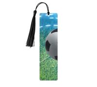Soccer Sports Ball Wooden Bookmark Perfect Decoration for Bookmarks Lovers Students Reading Book Club