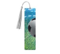 Soccer Sports Ball Wooden Bookmark Perfect Decoration for Bookmarks Lovers Students Reading Book Club