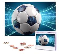 Soccer Sports Ball Wooden Puzzles 1000 Pieces Personalized Jigsaw Puzzle For Adults Interesting Custom Photo Puzzles Gift For Holiday Birthday Wedding Anniversay