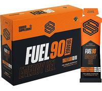 SOCCER SUPPLEMENT Fuel90 - Quick Release Energy Gel with a Dual Carbohydrate Source for Quicker Absorption. Great Tasting Flavours - 12x 70g gels, Informed Sport Tested (Orange)