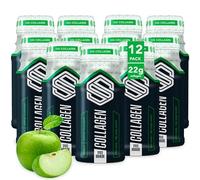 Soccer Supplement Pro Grade Collagen Shot (12 Pack) - 22g Collagen with Vitamin C, Glucosamine & Chondroitin for Joint, Tendon & Ligament Support, Apple Flavour