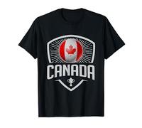 Soccer Support the Team Football Fan Canadian Canada Flag T-Shirt