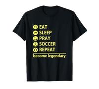 Soccer T Shirt - Eat Sleep Pray Soccer Repeat T-Shirt