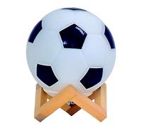 Soccer Table Lamp - Modern LED Table Light, Creative Football Lamp | Small Night Light for Kids Room Dorm Desk Accessory, Living Room Accent Bedroom Reading Lightt Home ofice Scenario Use