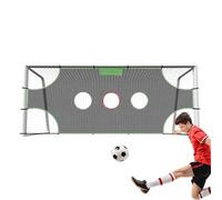 Soccer Target Training Net - 1, 3 & 5 Holes Removable Goal Precision Practice Rebound Net,Soccer Throwing Skill Equipment | Portable Drills Playground