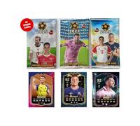 Soccer Trading Cards 2025 | 6 Packs - 48 Collectible Cards for Fans Mystery Cards Packs Contain Random Premium Cards in Each Set - Try & Collect Them All - Great Gift!