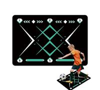 Soccer Trainer Dribble Silent Auxiliary Props | L-Shape Exercise Mats - Football Training Mats Shock Absorption Exercise & Fitness Accessories