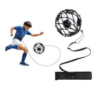 Soccer Training Belt Football Kick Trainer with Adjustable Waist Belt & Elastic Rope, Solo Soccer Practice Equipment for Kids Adults Fits Size 3/4/5 Balls, Improve Footwork Control Passing Skills
