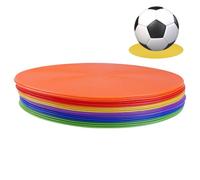 Soccer Training Disc - Anti Slip Round Marking Plate, Flat Agility Marker For Soccer Drills Tennis Ball Positioning, Multifunction Exercising Plate Disc For Speed Coordination
