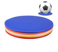 Soccer Training Disc - Anti-Slip Soccer Training Plate, Round Rubber Sports Markers Full Sized Flexible Discs Cones, Multifunctional Equipment for Agility Practice School Activities Exercise Drills