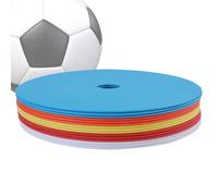 Soccer Training Disc - Anti-slip Soccer Training Plate, Round Rubber Sports Markers Full Sized Flexible Discs Cones, Multifunctional Equipment For Agility Practice School Activities Exercise Drills