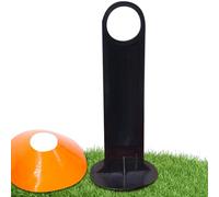 Soccer Training Disc Cone Rack, Portable Cone Holder, Black Soccer Drill, Agility and Speed Training Marker Organizer for Fields, Durable Practice Equipment for Coaches, Teams, and Players