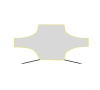 Soccer Training Goal Net Compatible with 5 a side, 7 a side, and 11 a side Football Matches, Includes Ground Anchors and Storage Bag (11-a-side)