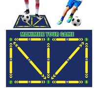 Soccer Training Mat 24x35'' Football Training Mat Non-Slip Soccer Mat for Exercise Silent Ball Mastery Mat Soccer Trainer Mat Football Accessories Gift, Football Training Mat