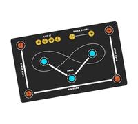 Soccer Training Mat | 47 * 32in Agility Training Equipment,Hockey Practice Equipment | for Indoor Outdoor Gym Field Playground Floor Teenagers Kids Boys Girls