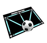 Soccer Training Mat, Football Footstep Training Mat for Kids, Props Football Mastery Mat, Silent Auxiliary Equipment, Non Slip Dribble Ball Control Training Mat for Kids Adults(Without Ball) (Style 1)