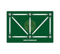 Soccer Training Mat - Quiet Football Training Mat,Safe Agility Footstep Portable Design for Players Fans Lovers Parents Mom Outdoor Indoor Coaching Juggle