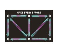 Soccer Training Mat - Soccer Step Training Mat, Soccer Games Training Mat | Non-Slip Football Domain Mat, Practice Equipment