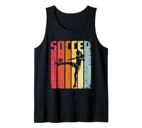 Soccer Vintage Shirt for Soccer Player Retro Girls Soccer Tank Top