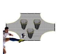 Soccer with Targets - Training Goal with Scoring Zones, Practice Equipment, Portable Soccer Field, Skill Improvement Target for Accuracy, Kids Adults Team Coaching Ga