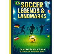 Soccer Word Search Puzzle Book for Adults: Large Print Football Puzzles: 60 Challenging Puzzles: Players, Clubs, Stadiums & Teams | Sports Brain Games for Seniors