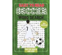 Soccer Word Search Puzzle Book: Fun Word Searches with Easy to Read Print about Soccer, Soccer Players, Soccer Game, and More | 6X9 inches, 110 Pages ... Gifts for Vacations, Holidays, and Birthdays