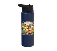 Soccer - World Cup WM Celebration Stainless Steel Insulated Water Bottle