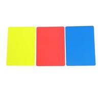 Soccer Yellow and Red Cards 3-Pieces High-Visibility Judgment Accessories