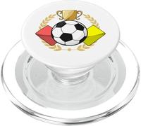 Soccer yellow Card red Card Trophy PopSockets PopGrip for MagSafe