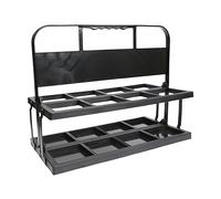 Soccers Water Bottle Carrier 8 Square Holes Organizer Fitness Beer Rack Handheld Camping Drink Holder Collapsible for Football Soccer Hockey