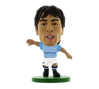 SoccerStarz SOC229 Man City David Silva-Home Kit (2019 Version) /Figures, Green