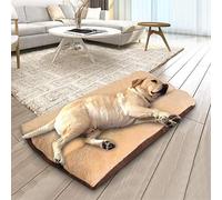 SOCHII Large Dog Bed Warm Pet Puppy House Cushion Soft Kennel Nest Sofa Mat Blanket for Medium Large Dogs Golden Retriever Labrador Big Coffee 95x65cm