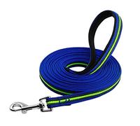 SOCHII Nylon Pet Dog Leash Durable Long Dog Tracking Lead Leash Walking Training Leashes Rope Belt for Medium Large Dogs 3m 5m 10m 15m Blue 15m