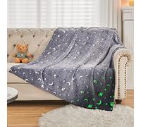 SOCHOW Glow in The Dark Throw Blanket 127cm x 150cm, Galaxy Grey