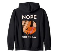 Social Anxiety Hermit Crab - Nope Not Today Zip Hoodie