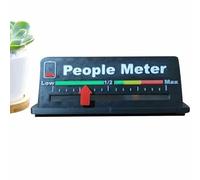 Social Battery Decor - Transparent Expression Indicator Plate, Slide Meter, Mental State Direction Board, Compact Tabletop Atmosphere Accent | for Library Bedroom Conference Corner