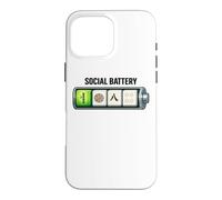Social Battery Mahjong Style Case for iPhone 16 Pro Max
