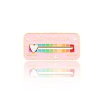 Social Battery Pins - My Social Battery Lapel Pin Brooches, Mood Status Brooches & Keyrings Zinc Alloy for 7 Days a Week (Calm/Angry Brooch)