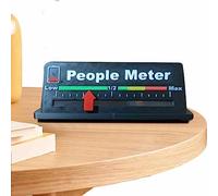 Social Battery Slider Pin Decor - Move to The Mood Indicator Table Deor,Emotional Slider Expression Desktop Ornament for Study Room, Meeting