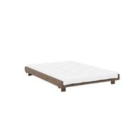 Social Bed Frame 140x200 Carob Brown