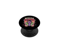Social Butterfly Cute Girls Happy Friendly Spark Forever Fun PopSockets Adhesive PopGrip
