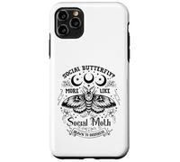 Social Butterfly? More Like A Social Moth Drawn To Darkness Case for iPhone 11 Pro Max
